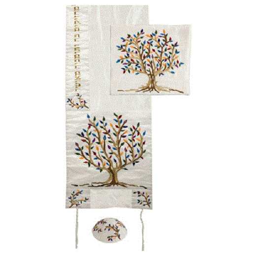 Tree of Life hand outlets DRAWING on Tallit